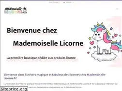 Sites similar to mademoiselle-licorne.fr
