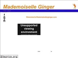 Sites similar to mademoiselleginger.com