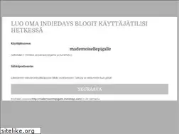 Sites similar to mademoisellepigalle.indiedays.com