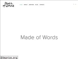 Sites similar to madeofwords.co.nz