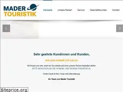 Sites similar to mader-touristik.de