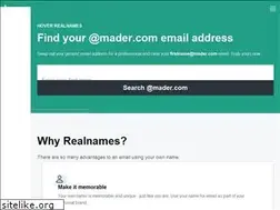 Sites similar to mader.com