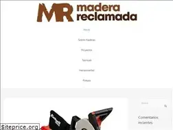 Sites similar to maderareclamada.com