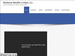 Sites similar to maderasretafer.com