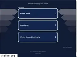 Sites similar to madetoorderparis.com
