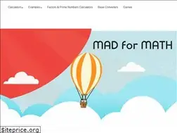 Sites similar to madformath.com
