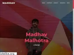 Sites similar to madhavmalhotra.com