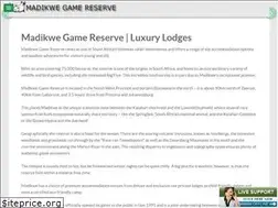 Sites similar to madikwe.travel