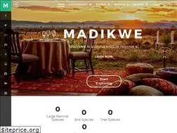 Sites similar to madikwegamereserve.net
