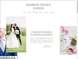 Sites similar to madisonavenueevents.com
