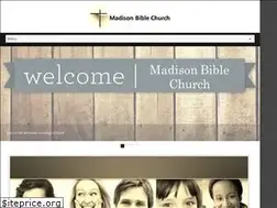 Sites similar to madisonbiblechurch.net