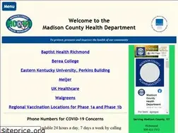 Sites similar to madisoncountyhealthdept.org