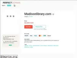 Sites similar to madisonlibrary.com