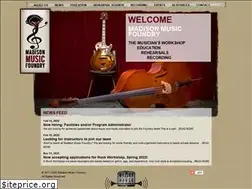 Sites similar to madisonmusicfoundry.com