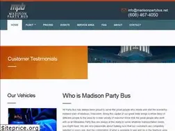 Sites similar to madisonpartybus.net
