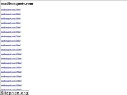 Sites similar to madisonquote.com
