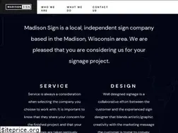 Sites similar to madisonsign.com