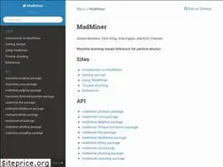 Sites similar to madminer.readthedocs.io