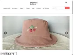 Sites similar to madnessletters.com