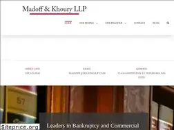 Sites similar to madoffkhoury.com