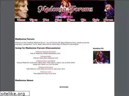 Sites similar to madonna-forums.com