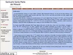 Sites similar to madonnadeimiracoli.org