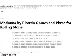 Sites similar to madonnaturkiye.com