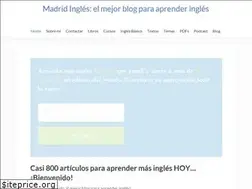 Sites similar to madridingles.net