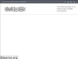 Sites similar to madridlawgroup.com