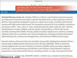 Sites similar to madrigalpharma.com