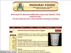 Sites similar to maduraifoods.com