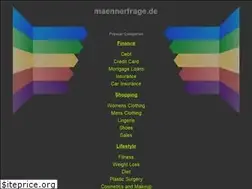 Sites similar to maennerfrage.de