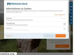 Sites similar to maerkische-bank.de