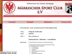 Sites similar to maerkischer-sc.de