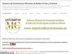 Sites similar to maestrodeceremonias.es