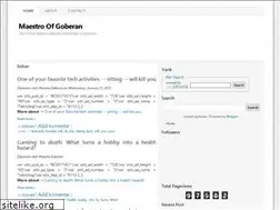 Sites similar to maestrogoberan.blogspot.com