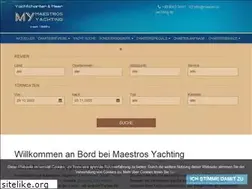 Sites similar to maestros-yachting.de