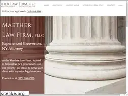 Sites similar to maetherlaw.com