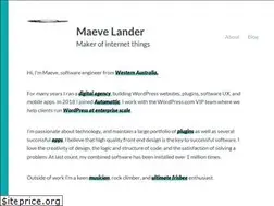 Sites similar to maevelander.net