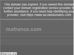 Sites similar to mafrance.com