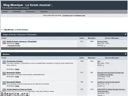 Sites similar to mag-musique.forumactif.com