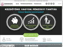 Sites similar to maganpenzugyiakademia.hu