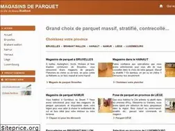 Sites similar to magasins-de-parquet.be