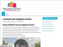 Sites similar to magasins-usine.info