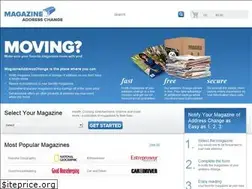 Sites similar to magazineaddresschange.com
