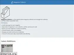 Sites similar to magazinecollector.net