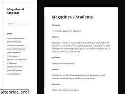 Sites similar to magazines4students.com.au