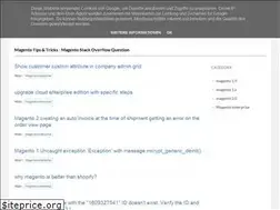 Sites similar to magento-tips-tricks.blogspot.com