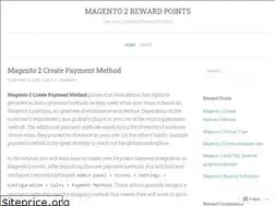 Sites similar to magento2points.wordpress.com