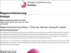 Sites similar to magenverkleinerungantalya.com